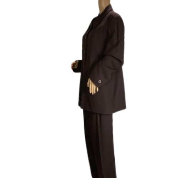 The Work Connection Brown Wool Suit Set - Picture 4 of 13